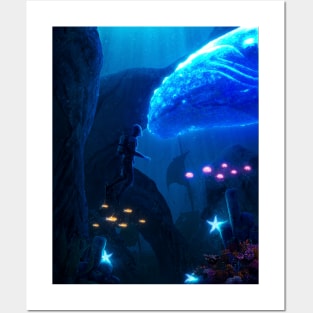 The Underwater Friend concept art Posters and Art